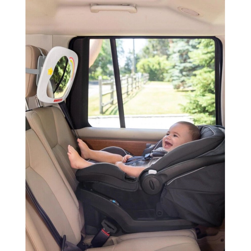 Skip Hop - Espejo retrovisor infantil para coche LINING CLOUD 3xAA