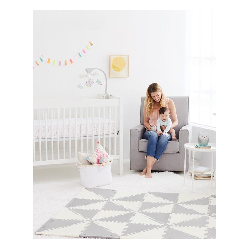 Skip Hop - Puzzle de espuma 72 piezas gris/beige