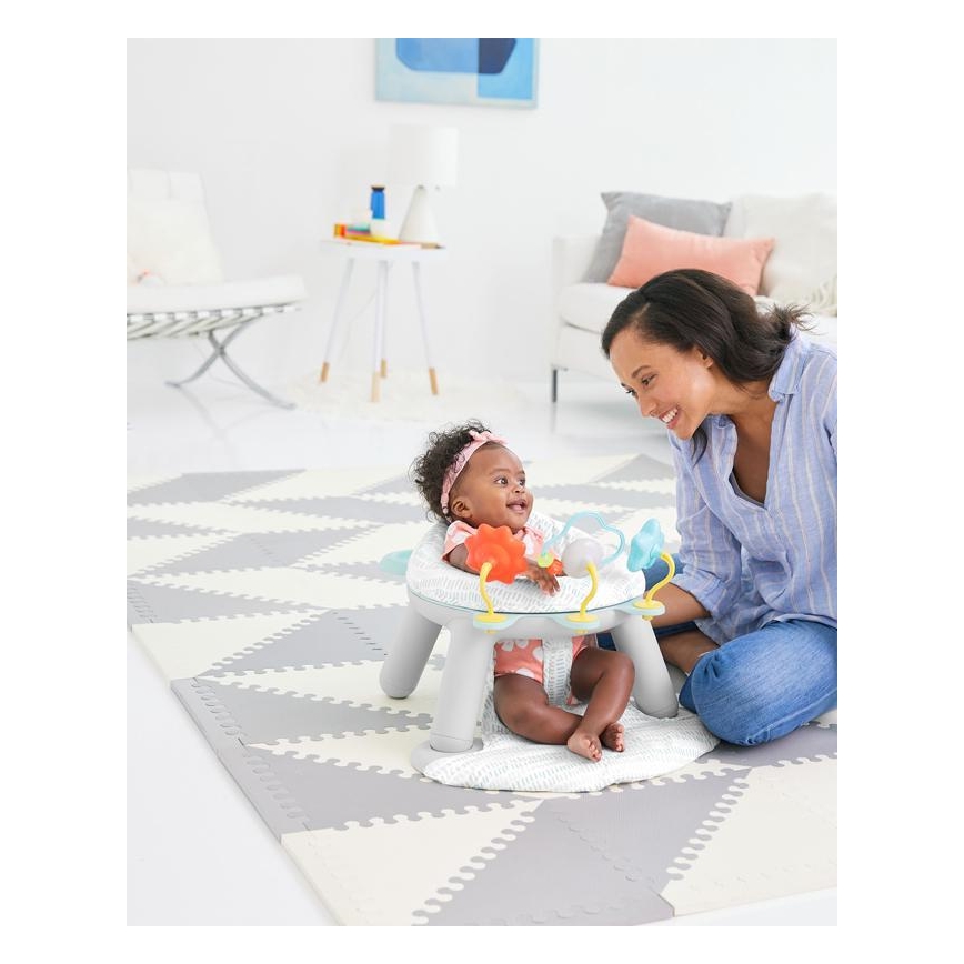 Skip Hop - Puzzle de espuma 72 piezas gris/beige