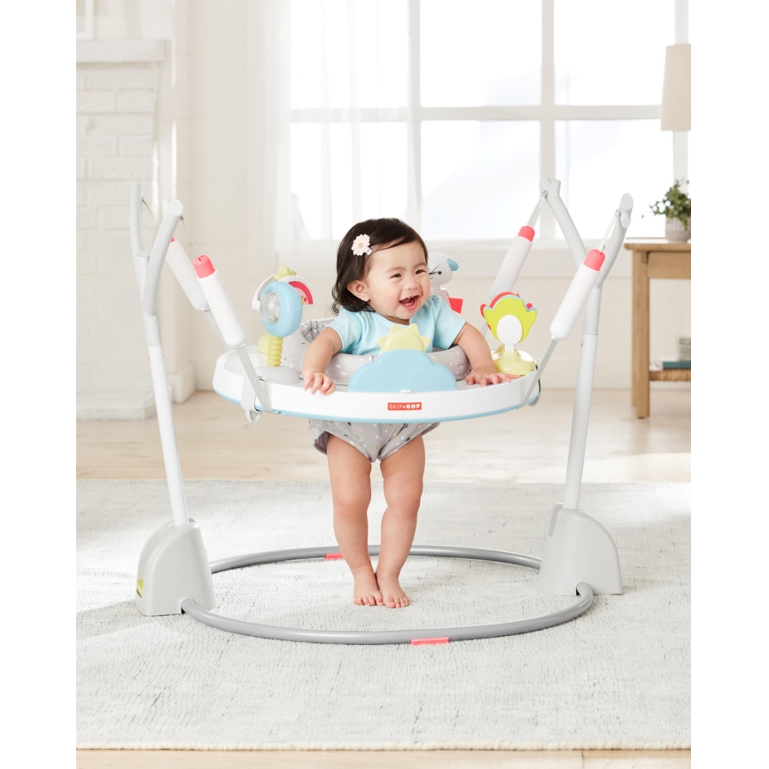 Skip Hop - Silla de balancín 2 en 1 SILVER LINING CLOUD