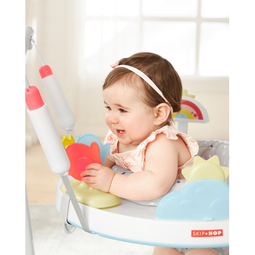 Skip Hop - Silla de balancín 2 en 1 SILVER LINING CLOUD