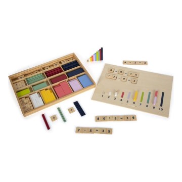 Small Foot - Contador en una caja de madera Educate