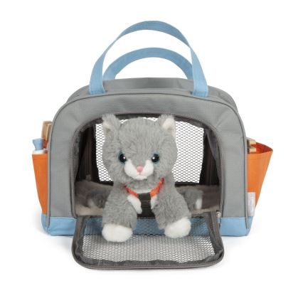 Small Foot - Gato de peluche con kit de cuidados