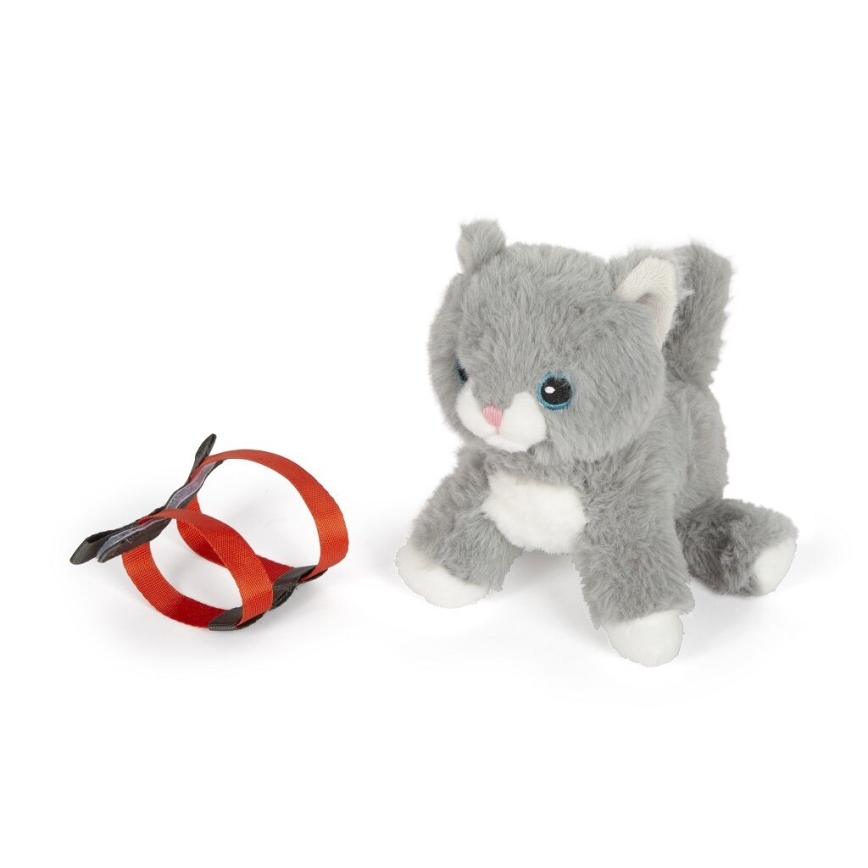 Small Foot - Gato de peluche con kit de cuidados