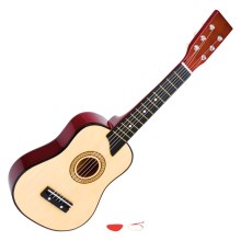 Small Foot - Guitarra de madera de juguete para niños