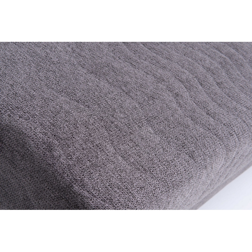 Sofá cama plegable tapizado sin reposabrazos PAUL gris