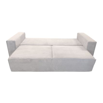 Sofá plegable con espacio de almacenamiento RONDA beige