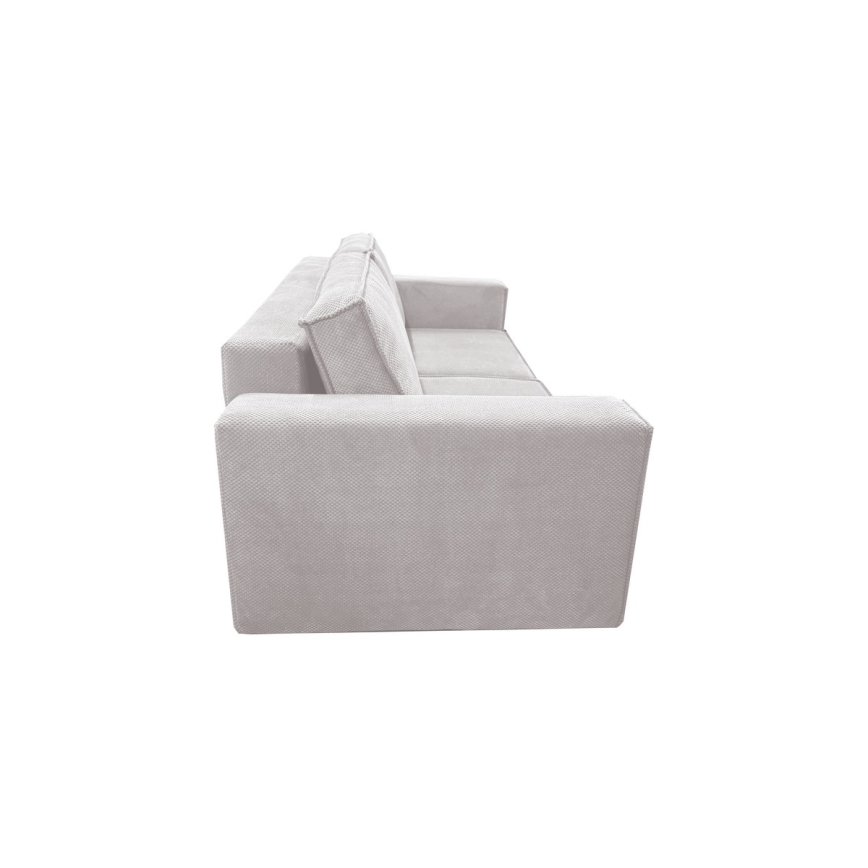 Sofá plegable con espacio de almacenamiento RONDA beige
