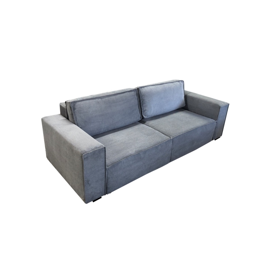 Sofá plegable con espacio de almacenamiento RONDA gris