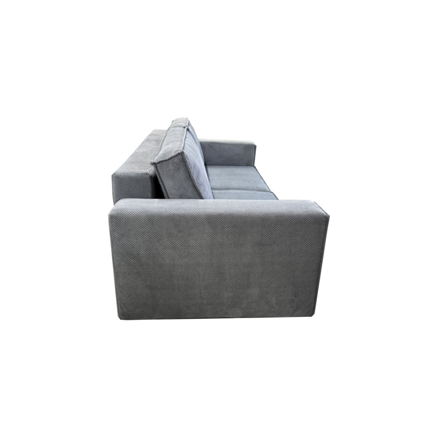 Sofá plegable con espacio de almacenamiento RONDA gris