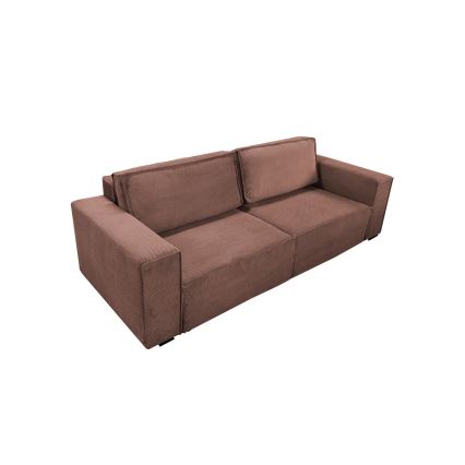 Sofá plegable con espacio de almacenamiento RONDA rojo