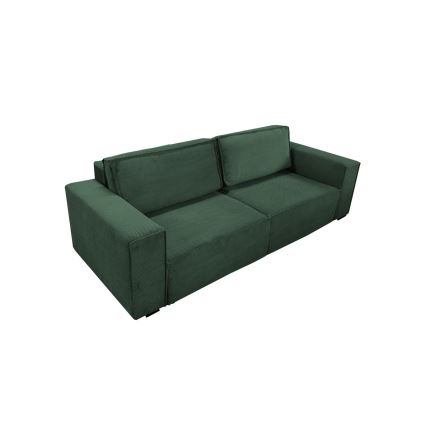 Sofá plegable con espacio de almacenamiento RONDA verde