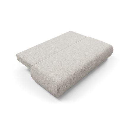 Sofá plegable de tres plazas con espacio de almacenamiento PRATO beige