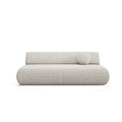 Sofá plegable de tres plazas con espacio de almacenamiento PRATO beige