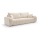 Sofá plegable de tres plazas DESIO beige