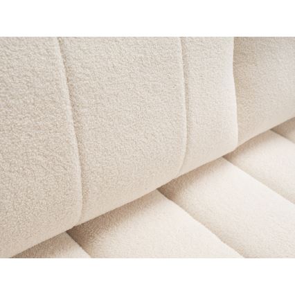 Sofá plegable de tres plazas DESIO beige