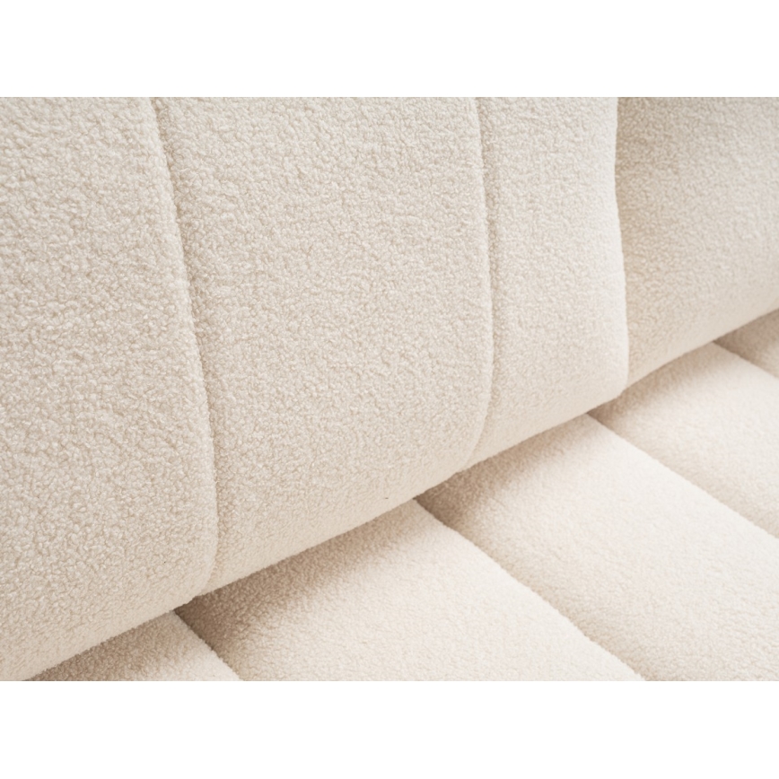 Sofá plegable de tres plazas DESIO beige