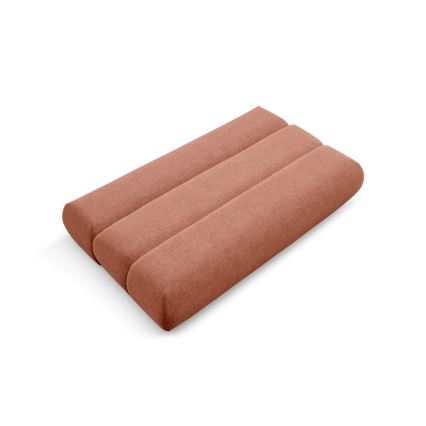 Sofá plegable de tres plazas FANO marrón