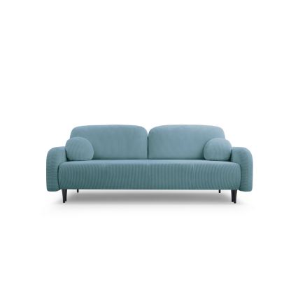 Sofá tapizado plegable de tres plazas CLOUDY Verde
