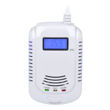 Detector de monóxido de carbono y gas inflamable 230V