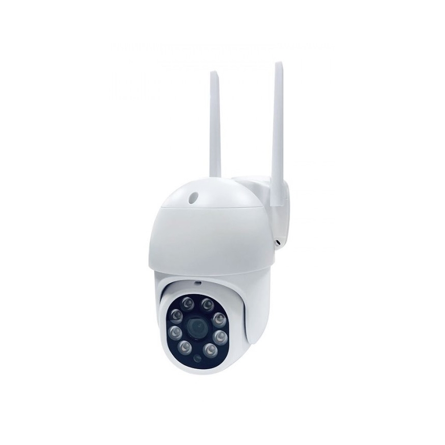 Cámara IP inteligente giratoria para exteriores 5V/FULL HD 1080p IP66 Wi-Fi Tuya