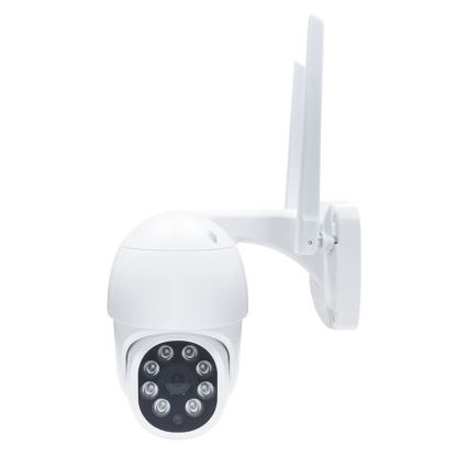 Cámara IP inteligente giratoria para exteriores 5V/FULL HD 1080p IP66 Wi-Fi Tuya