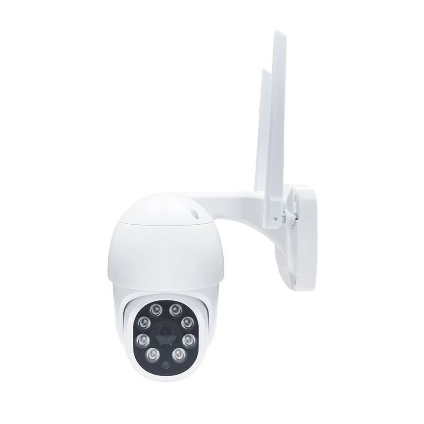 Cámara IP inteligente giratoria para exteriores 5V/FULL HD 1080p IP66 Wi-Fi Tuya