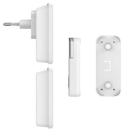 SET 2x Campana inalámbrica 230V/3xAAA IP56 blanco