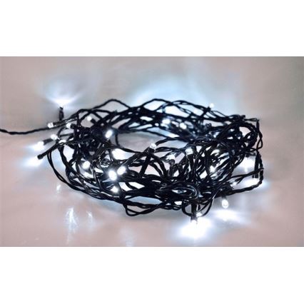 Cadena de Navidad LED 200xLED/8 funciones 15m IP44 blanco frío