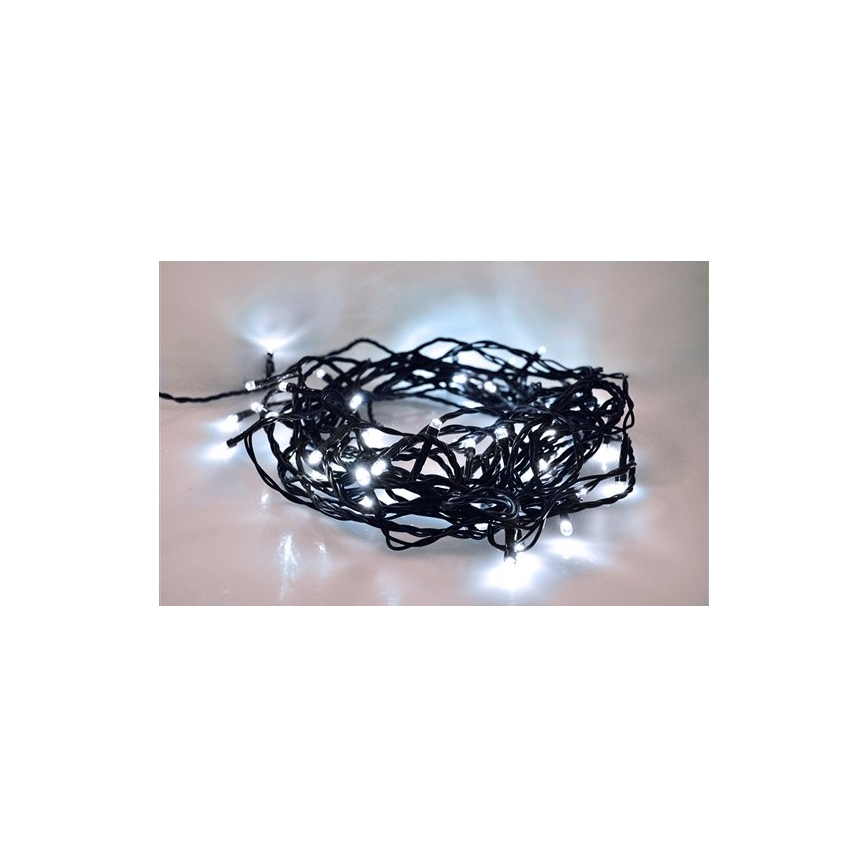 Cadena de Navidad LED 200xLED/8 funciones 15m IP44 blanco frío