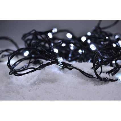 Cadena navideña exterior 10m 200xLED/230V blanca IP44