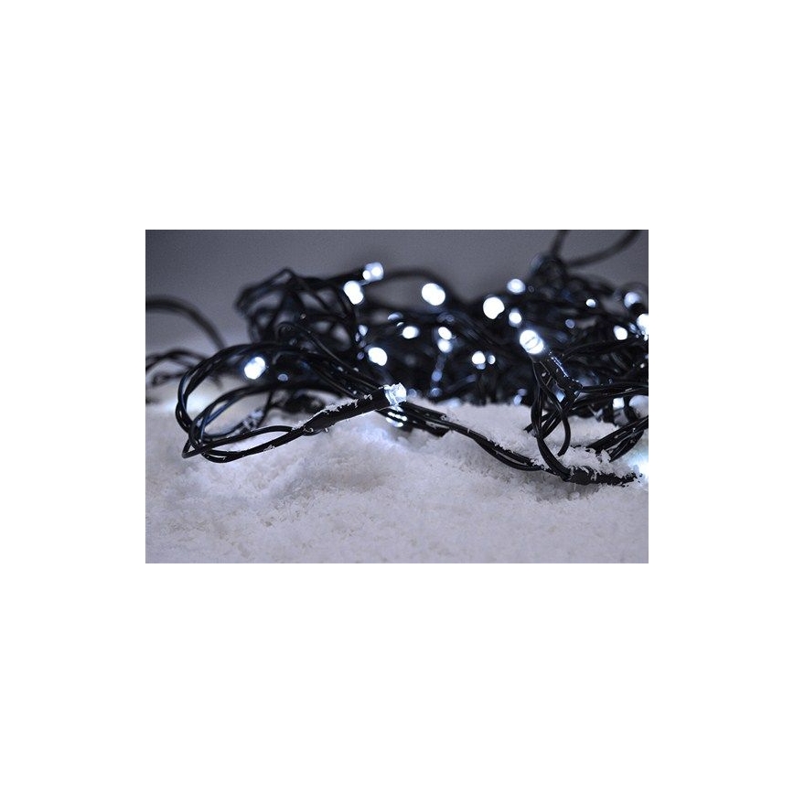 Cadena navideña exterior 10m 200xLED/230V blanca IP44
