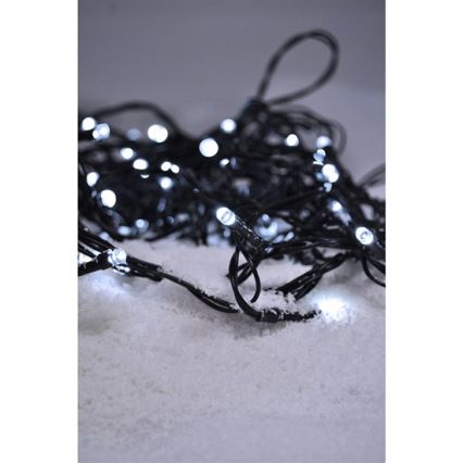 LED Cadena de navidad exterior 20m 400xLED/230V IP44 6000K