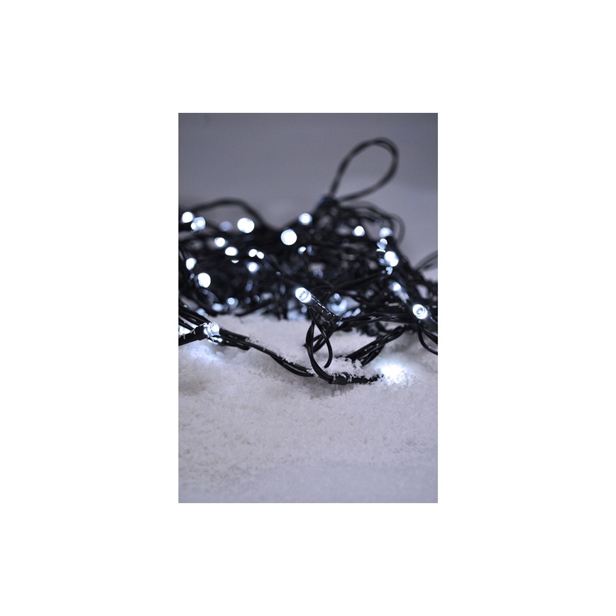 LED Cadena de navidad exterior 20m 400xLED/230V IP44 6000K