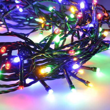 Cadena de Navidad LED 100xLED/8 funciones 13m IP44 multicolor