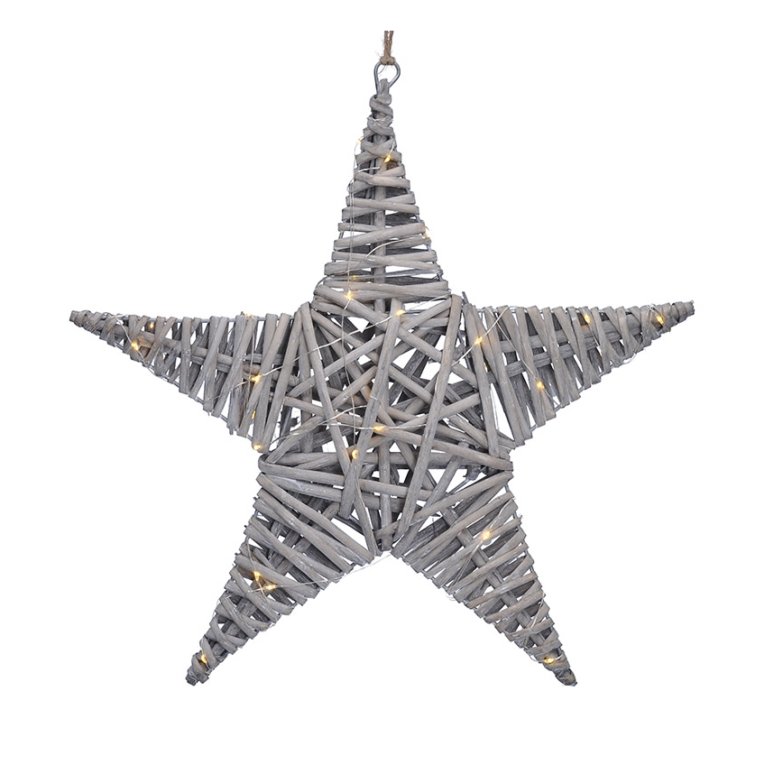 Decoración LED de Navidad LED/2xAA ratán