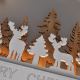 Decoración de Navidad LED LED/2xAA bosque con ciervos