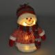Decoración de Navidad LED LED/3xAA muñeco de nieve