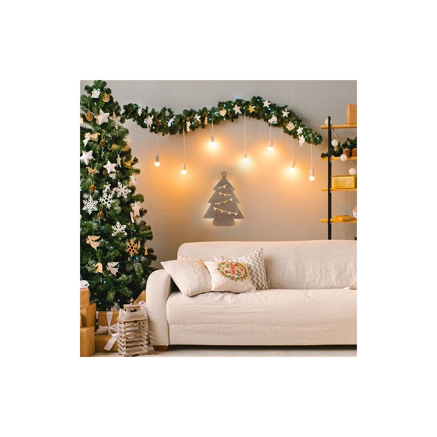 Decoración navideña LED LED/2xAA árbol