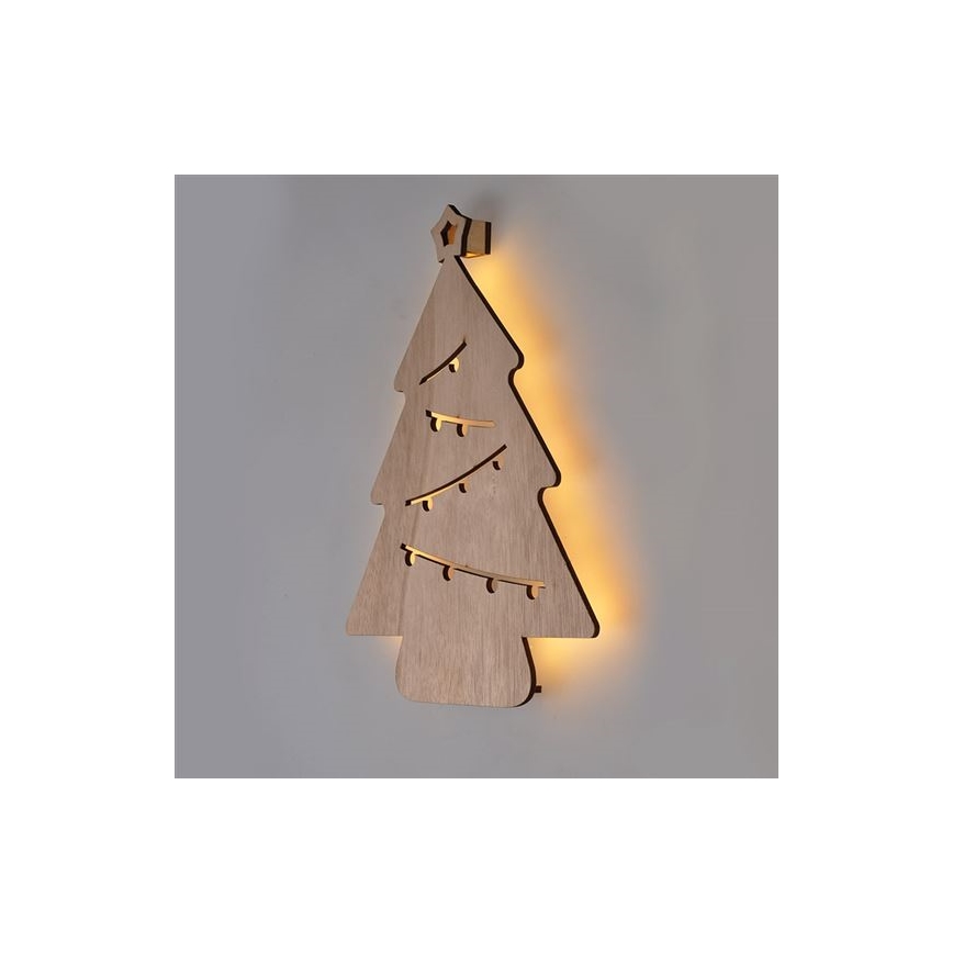 Decoración navideña LED LED/2xAA árbol