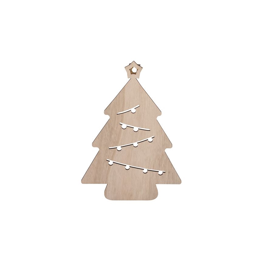 Decoración navideña LED LED/2xAA árbol