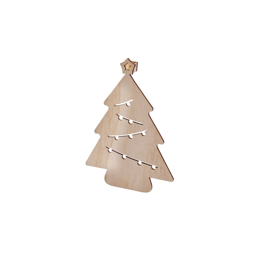 Decoración navideña LED LED/2xAA árbol