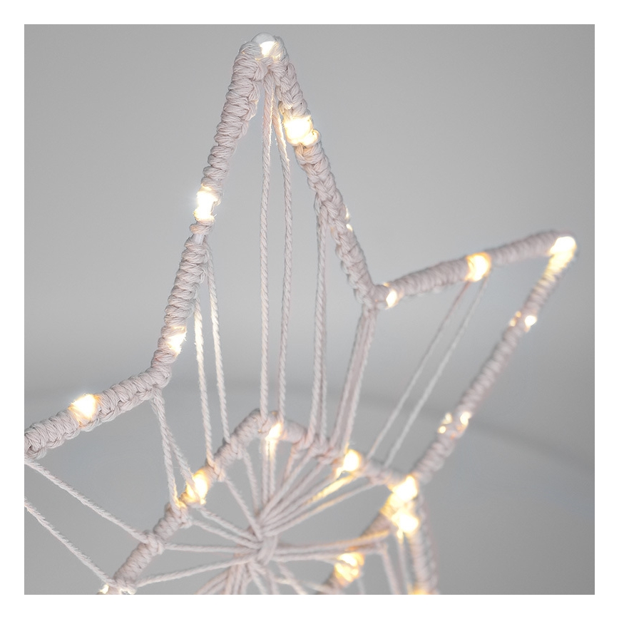 Decoración navideña LED LED/2xAAA estrella