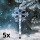 Solight 1v281 - SET 5x LED Lámpara de Navidad exterior LED/3xAA/ blanco frío IP44