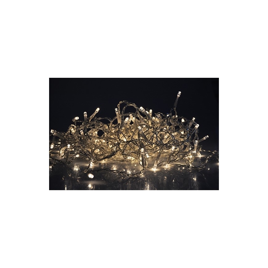 Solight 1V40-WW - Cortina de luces navideña LED para exteriores 120xLED/230V 3 m IP44