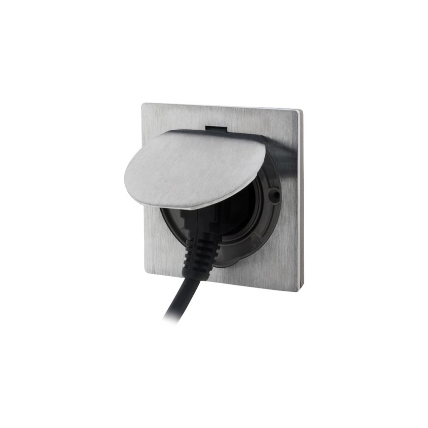 Enchufe de suelo empotrado para exteriores IP55