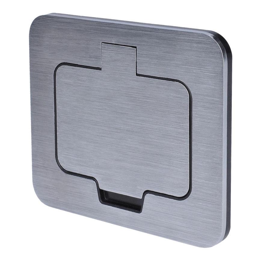 Solight 5B322 - Enchufe de suelo empotrable de exterior IP55 angular