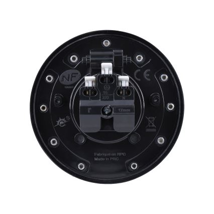 Solight 5B324 - Enchufe de suelo empotrable de exterior IP55 redondo