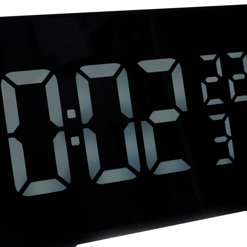 Estación meteorológica con pantalla LCD, despertador y proyector 1xCR2032