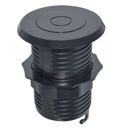 Cargador USB empotrable USB A+C negro